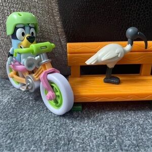 Bluey bicycle playset